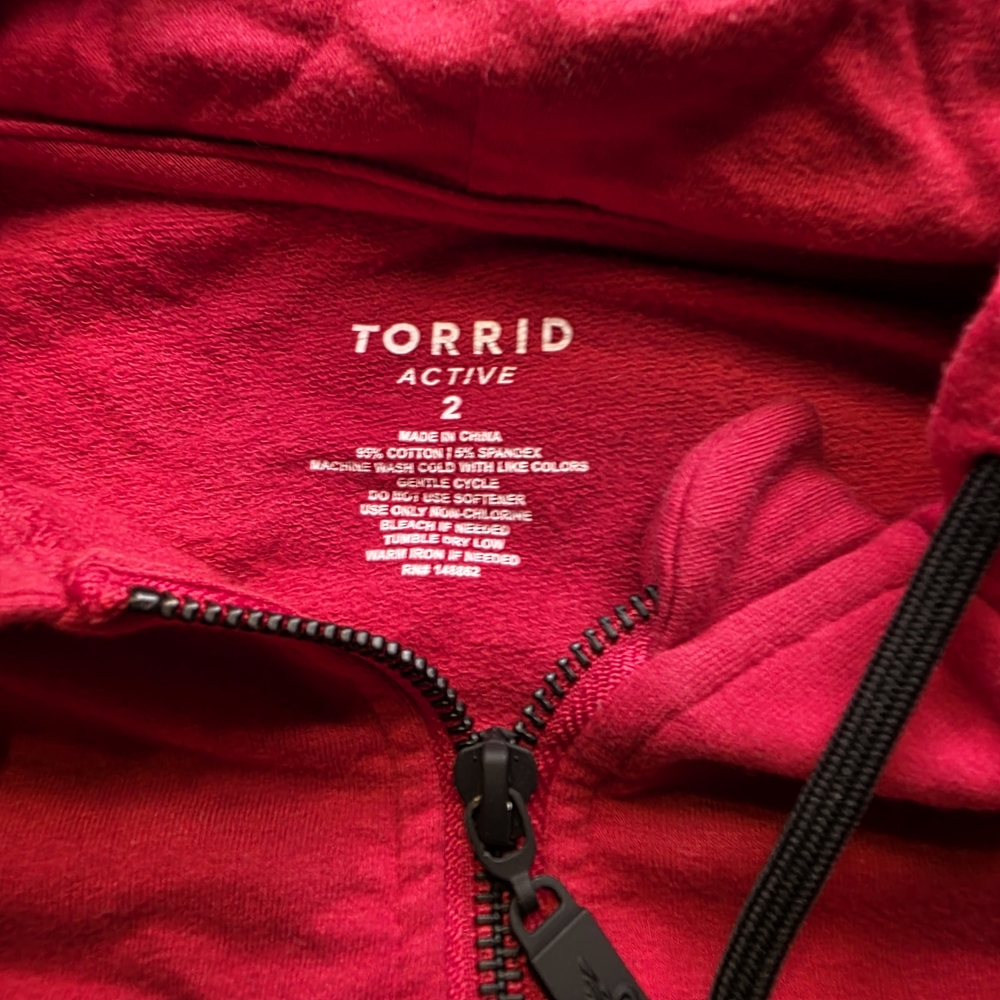 Torrid Red Lightweight Jacket - Picture 4 of 9